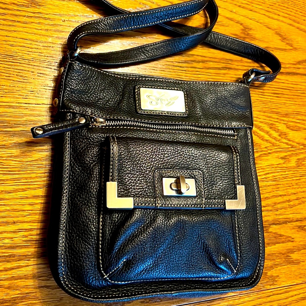 Sharif leather Americana crossbody bag
